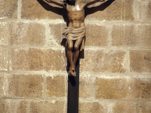 Ermita de San Sebastián de Urteta. Escultura. Cristo Crucificado