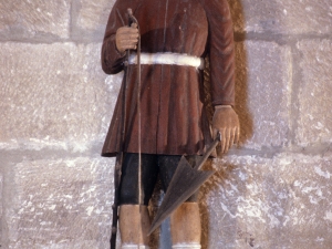 Ermita de San Sebastián de Urteta. Escultura. San Isidro