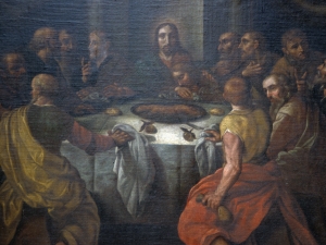 Santuario de Nuestra Señora de Dorleta. Pintura. Última cena