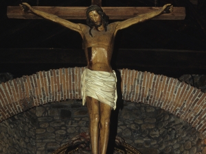 Ermita de San Prudencio. Escultura. Cristo Crucificado
