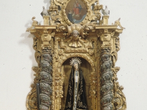 Iglesia parroquial de Nuestra Señora de la Asunción Gaztelu. Retablo de la Dolorosa