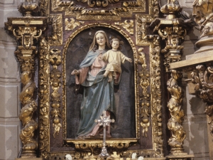 Iglesia parroquial de San Salvador. Retablo de la Virgen del Rosario