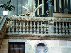 Basílica del Santo Cristo de Lezo. Detalle del interior de la basílica