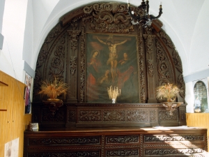 Iglesia parroquial de Santa Catalina. Frente de sacristía