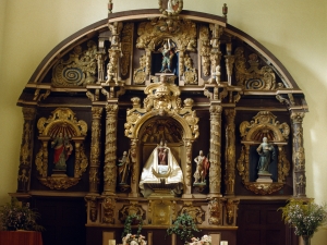 Ermita de Nuestra Señora del Sagrario. Retablo de la Virgen del Rosario
