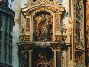 Iglesia parroquial de San Miguel. Retablo de la Virgen del Rosario
