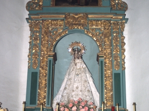 Ermita de Lierni. Retablo de Andra Mari