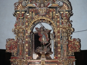 Ermita de San Miguel de Motxorro. Retablo de San Miguel Arcángel