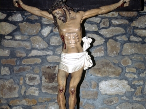 Ermita de San Miguel de Motxorro. Pintura. Cristo Crucificado