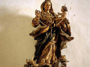 Iglesia parroquial de San Andrés. Escultura. Virgen del Rosario