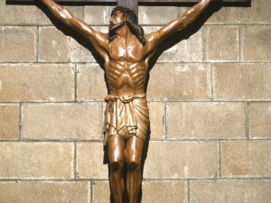 Iglesia parroquial de San Nicolás de Bari. Escultura. Cristo Crucificado