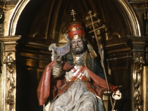 Iglesia parroquial de San Nicolás de Bari. Escultura. San Pedro