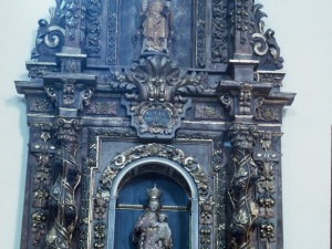 Santuario de Nuestra Señora de Itziar. Retablo de la Virgen del Rosario