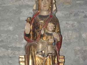 Ermita de San Sebastián de Elorriaga en Itziar. Escultura. Andra Mari