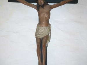 Ermita de San Nicolás de Lastur. Escultura. Cristo Crucificado