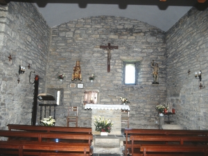 Ermita de Elorriaga en Itziar. Altar