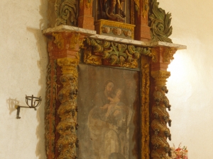 Ermita de la Andra Mari de Esozia. Retablo de San José