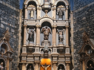 Iglesia parroquial d San Miguel Arcángel. Retablo de San Miguel Arcángel