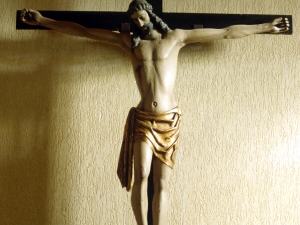 Ermita de Santa Cruz de Azkorte. Escultura. Cristo Crucificado