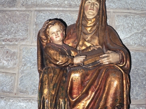 Iglesia parroquial de San Pedro. Escultura. Santa Ana