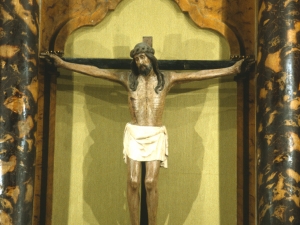 Iglesia parroquial de San Bartolomé de Oikina. Escultura. Cristo Crucificado