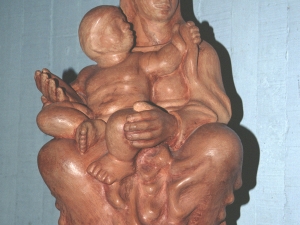 Iglesia parroquial de San Francisco Javier de Bidebieta. Escultura. Andra Mari