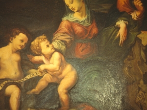 Iglesia parroquial de San Vicente. Pintura. Sagrada Familia