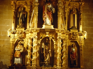 Iglesia parroquial de San Vicente. Retablo de San Eloy