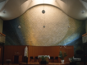Iglesia parroquial del Sagrado Corazón de Jesús de Loiola. Pintura. Espacio para una teofanía