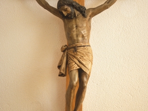 Iglesia parroquial del Sagrado Corazón de Jesús de Loiola. Escultura. Cristo Crucificado