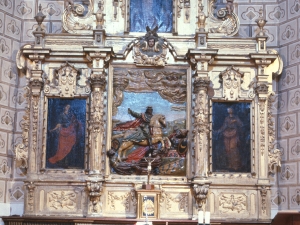 Iglesia parroquial de Santiago de Zubieta. Retablo de Santiago Matamoros