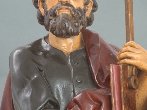 Museo Diocesano de San Sebastián. Escultura. Detalle de San Pedro