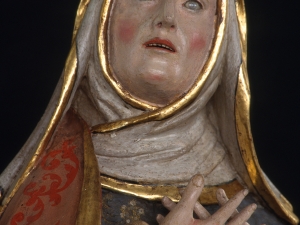 Museo Diocesano de San Sebastián. Escultura. Detalle de Santa Ana