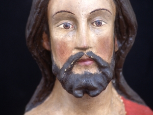 Museo Diocesano de San Sebastián. Escultura. Detalle de Cristo resucitado