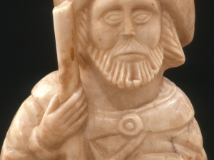 Museo Diocesano de San Sebastián. Escultura. Detalle de Santiago Peregrino