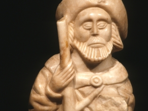 Museo Diocesano de San Sebastián. Escultura. Detalle de Santiago Peregrino