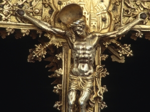 Museo Diocesano de San Sebastián. Detalle de Cruz procesional