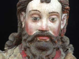 Museo Diocesano de San Sebastián. Escultura. Detalle de Santiago Matamoros