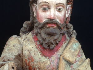 Museo Diocesano de San Sebastián. Escultura. Detalle de Santiago Matamoros