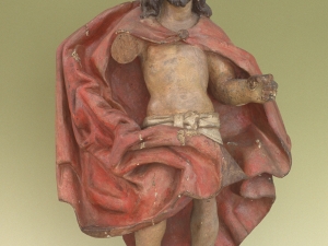 Museo Diocesano de San Sebastián. Escultura. Detalle de Cristo resucitado