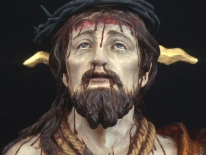 Museo Diocesano de San Sebastián. Escultura. Detalle de Ecce-homo