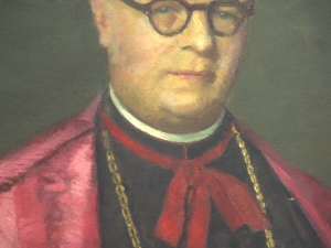 Museo Diocesano de San Sebastián. Pintura. Detalle del retrato de Font Andreu