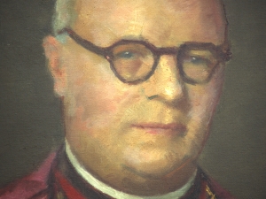 Museo Diocesano de San Sebastián. Pintura. Detalle del retrato de Font Andreu