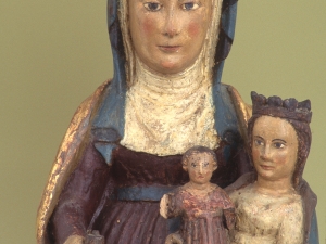 Museo Diocesano de San Sebastián. Escultura. Detalle de Tres generaciones