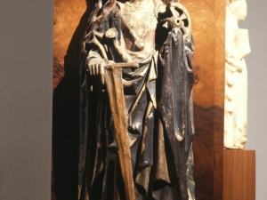 Museo Diocesano de San Sebastián. Escultura. Detalle de Santa Catalina de Alejandría