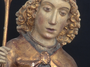 Museo Diocesano de San Sebastián. Escultura. Detalle de San Miguel Arcángel