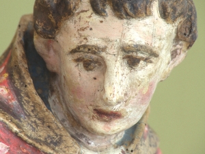 Museo Diocesano de San Sebastián. Escultura. Detalle de San Lorenzo