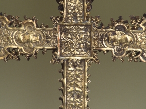 Museo Diocesano de San Sebastián. Detalle de Cruz procesional