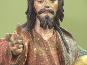 Museo Diocesano de San Sebastián. Escultura. Detalle del Salvador