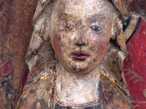 Museo Diocesano de San Sebastián. Escultura. Detalle de María Magdalena